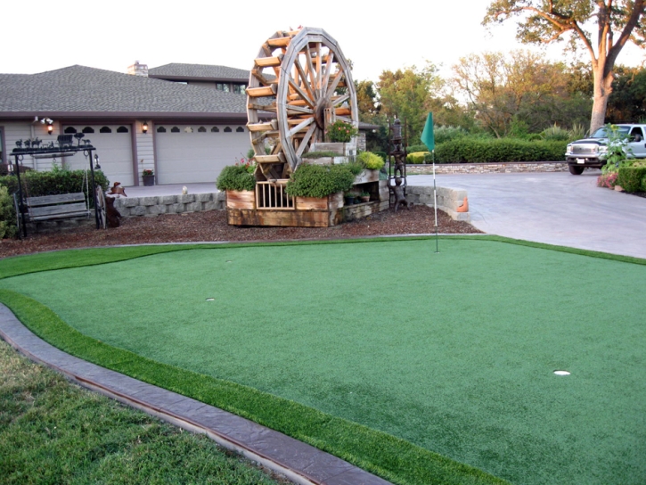 Fake Turf Erie, Colorado Golf Green, Small Front Yard Landscaping