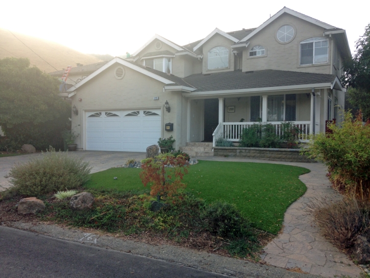 Synthetic Grass Meridian, Colorado City Landscape, Front Yard Design